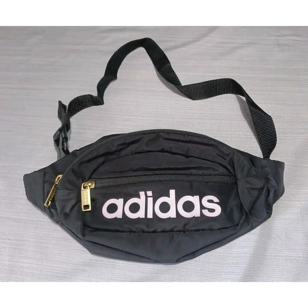 Adidas National Crossbody Waist Bag Fanny Pack Belt Festival Pack Pouch Black